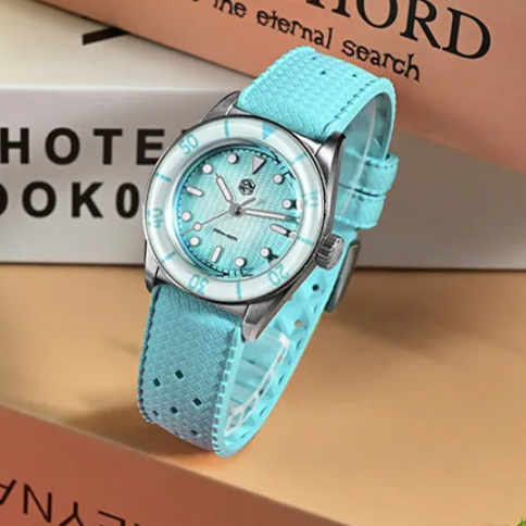 Guilloché Dial Watch - San Martin Women Quartz Watch 32.5mm