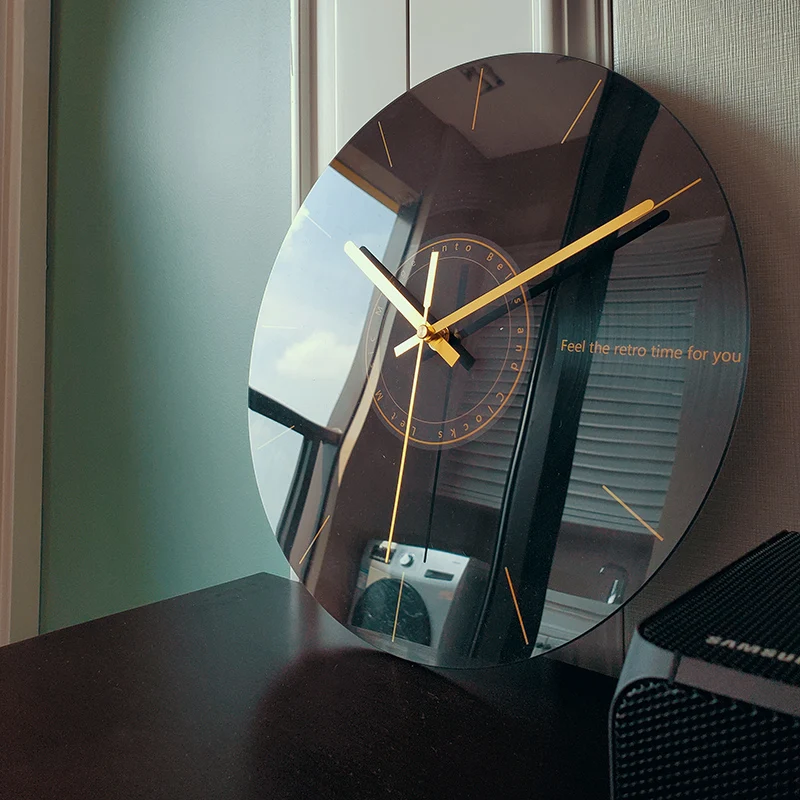 Luxury Watch Europe - Luxury Silent Wall Clock Living Room