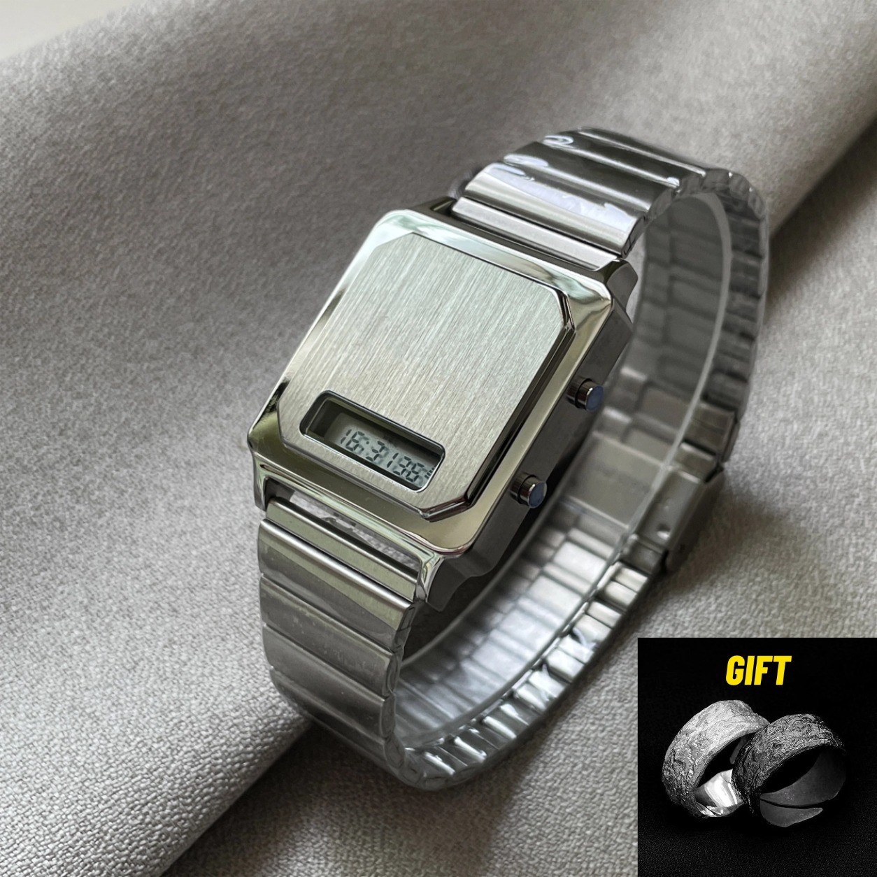Luxury Watch Low Price - CILOA New Square Electronic Watch for