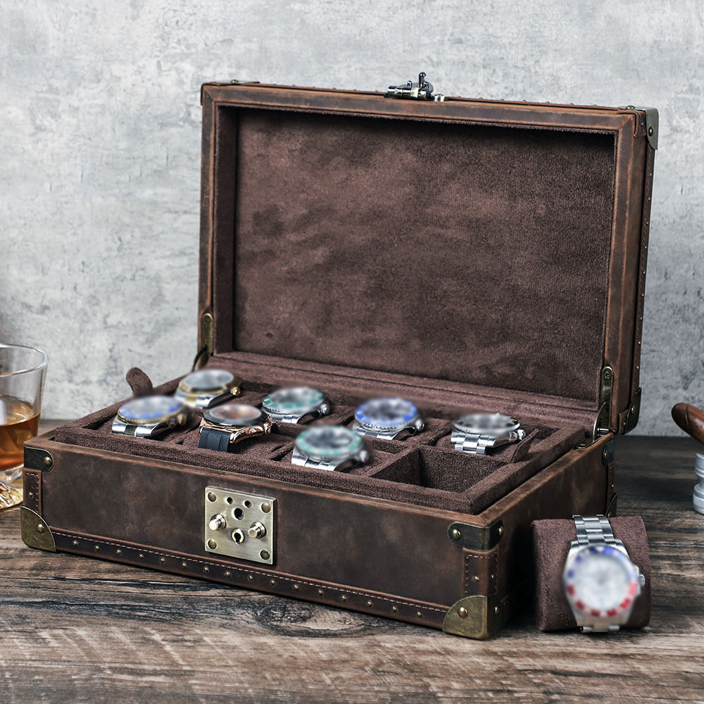 Luxury Watch Travel Case - CONTACT'S FAMILY 8 Leather Custom Watch