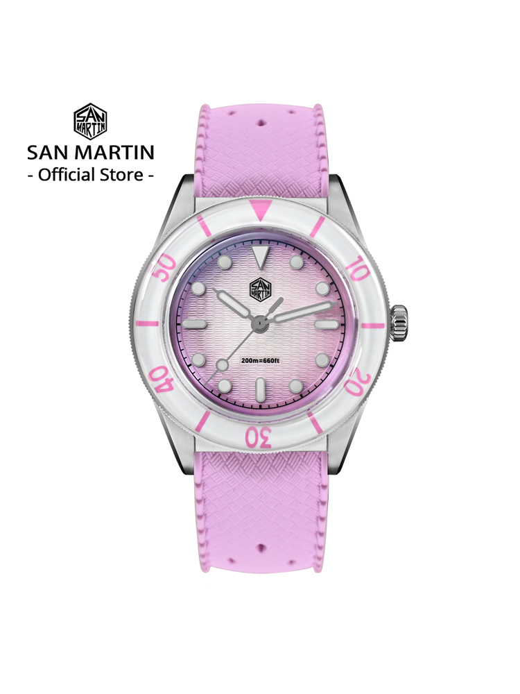 Guilloché Dial Watch - San Martin 2026 32.5mm Women's Wristwatch