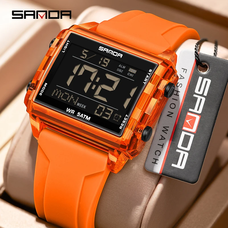 Luxury Watch Brands In World - SANDA Brand Fashion Watch for Men