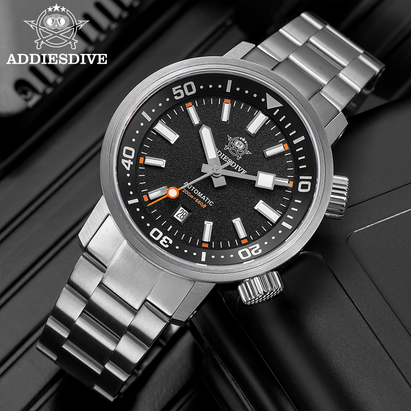 ADDIESDIVE 200M Auto Diving Wa - Guilloché Dial Watch recension och pris