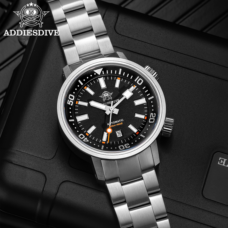 ADDIESDIVE 200M Auto Diving Wa - Guilloché Dial Watch recension och pris