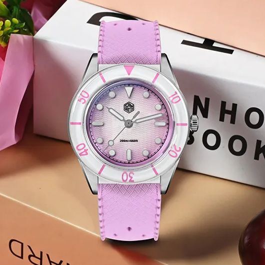 San Martin Women Quartz Watch  - Guilloché Dial Watch recension och pris