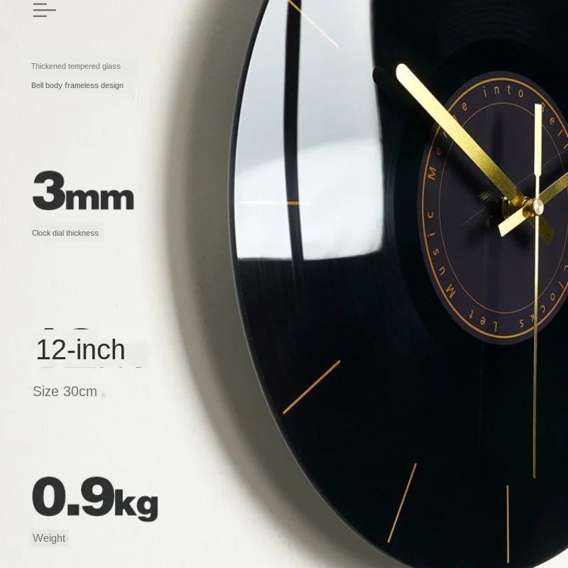 Luxury Silent Wall Clock Livin - Luxury Watch Europe recension och pris