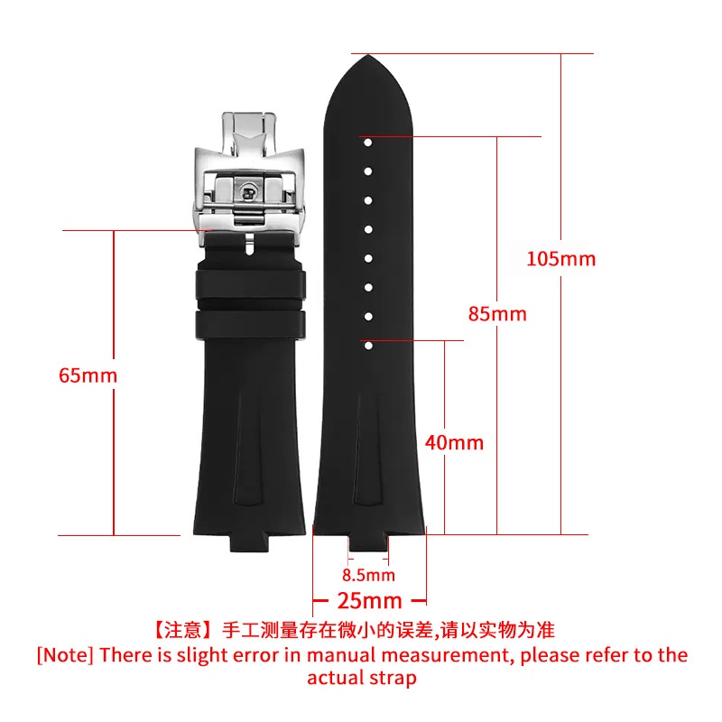 Silicone Rubber Watch Band For - Luxury Watch Constantine recension och pris