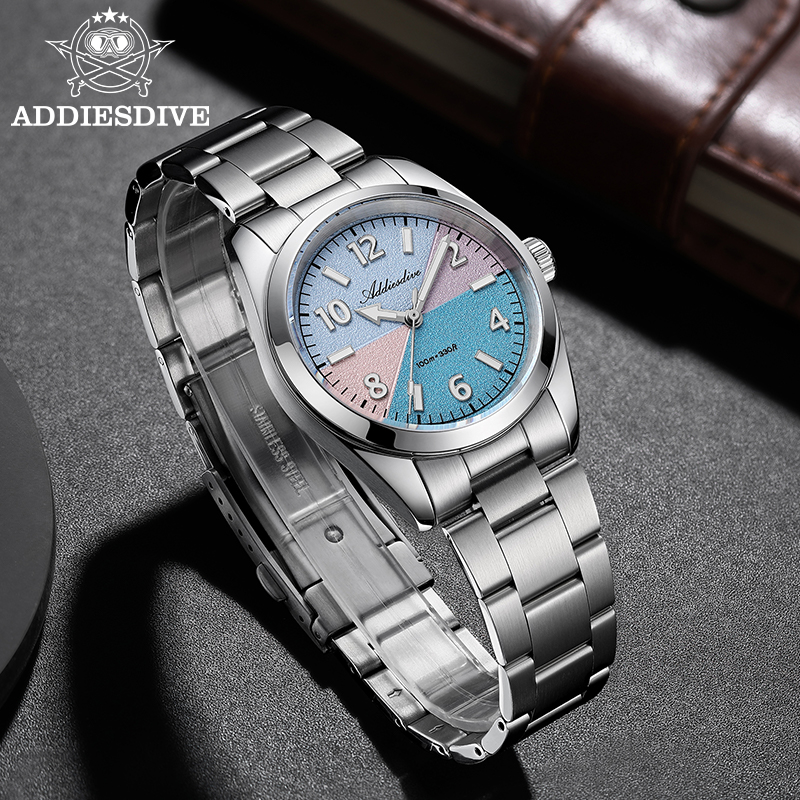 ADDIESDIVE Sapphire Glass Watc - Luxury Watch Travel Case recension och pris