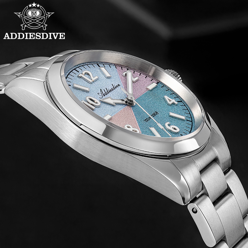 ADDIESDIVE Sapphire Glass Watc - Luxury Watch Travel Case recension och pris