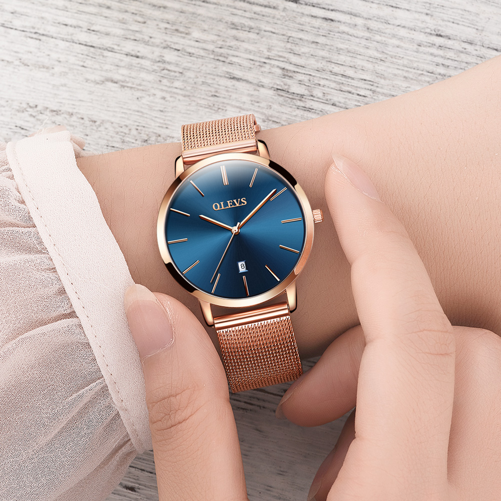 OLEVS Watches For Women Quartz - Luxury Watch Travel Case recension och pris