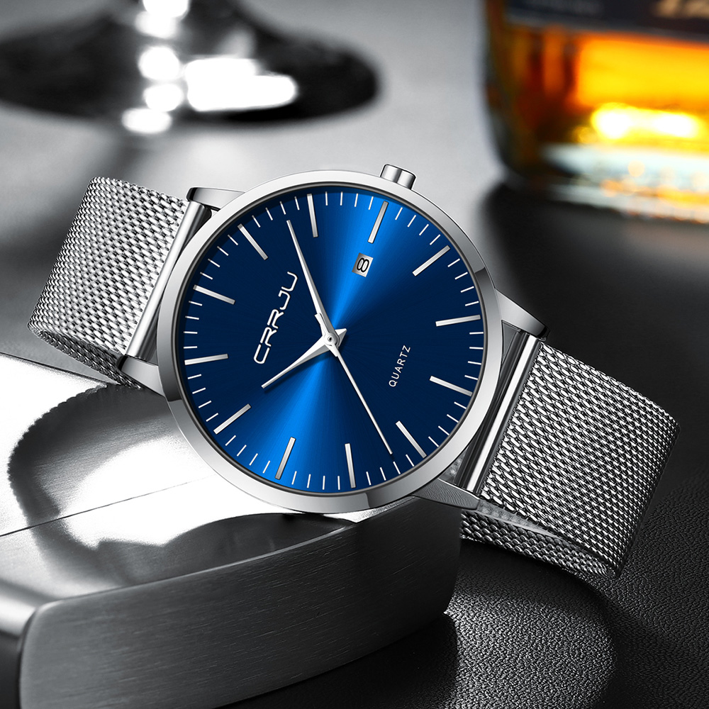 CRRJU New Fashion Mens Watches - Luxury Watch Low Price recension och pris