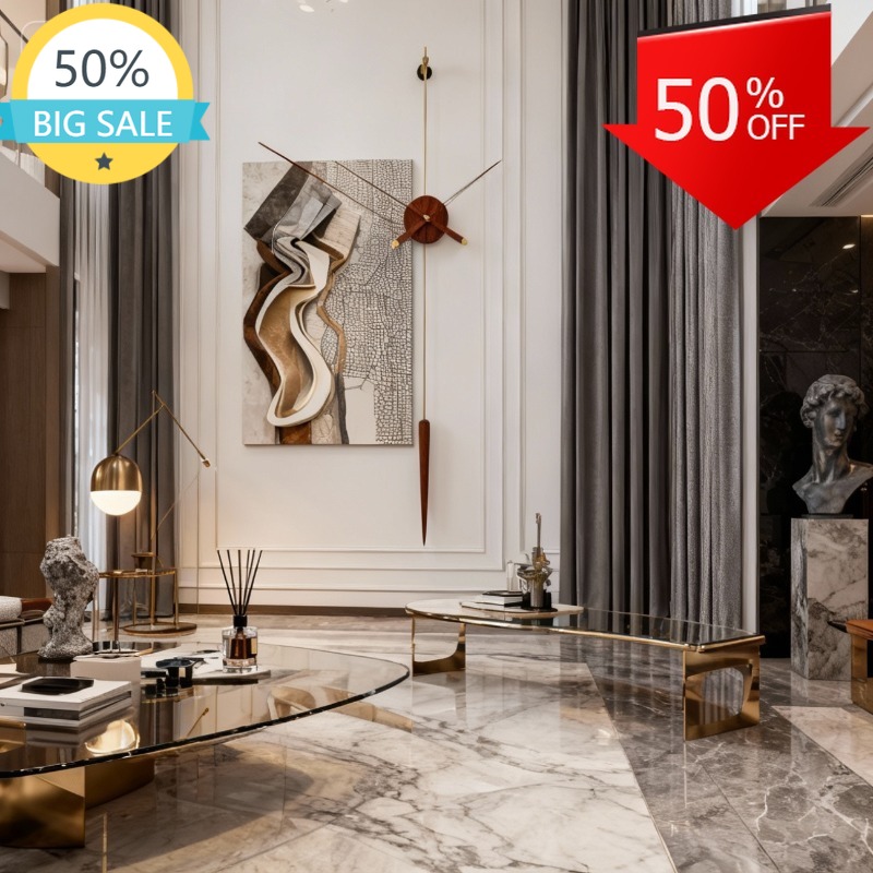 Luxury Large Wall Clock Modern - Luxury Watch Europe recension och pris