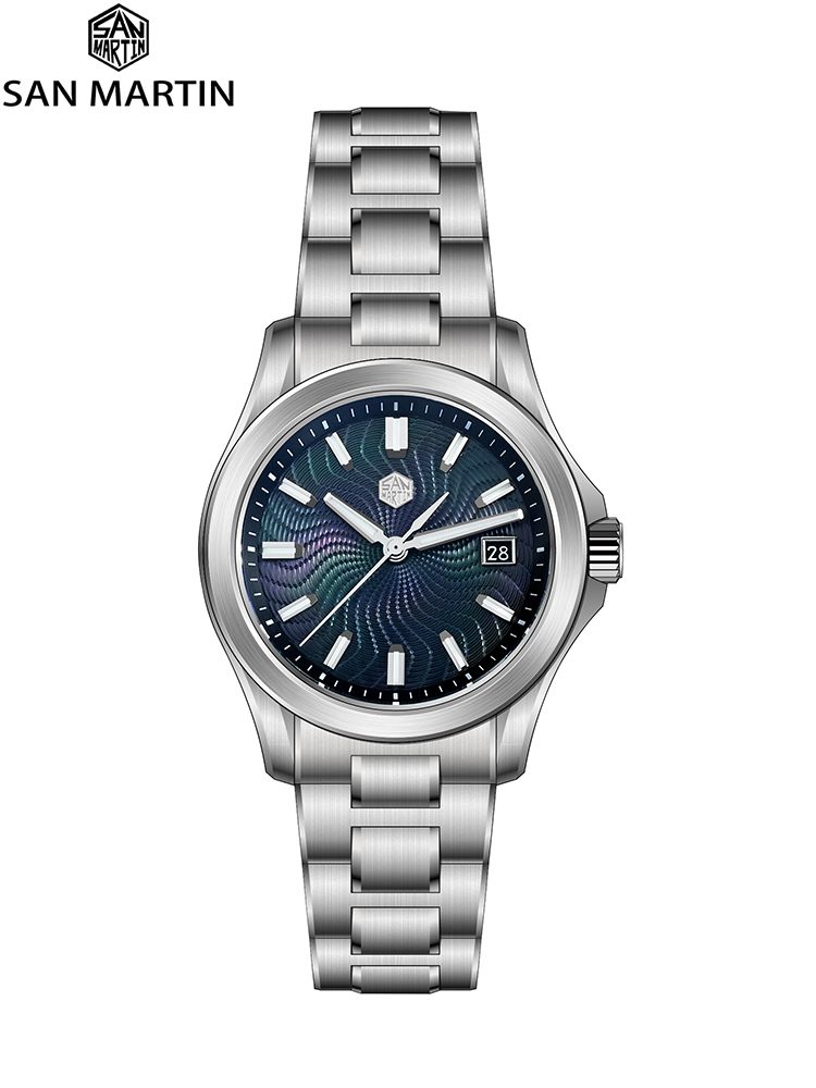 San Martin 39mm Original Desig - Guilloché Dial Watch recension och pris