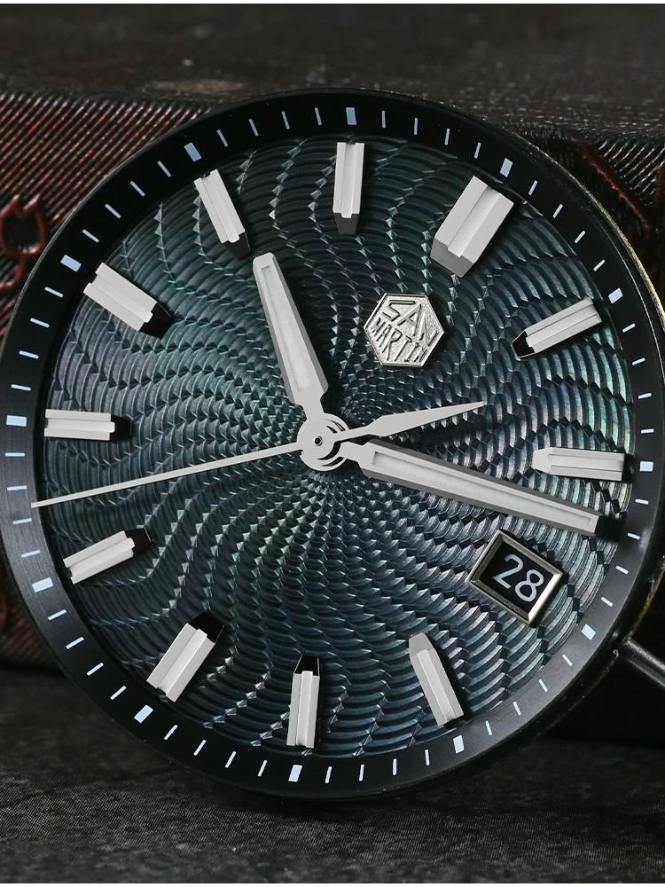 San Martin 39mm Original Desig - Guilloché Dial Watch recension och pris