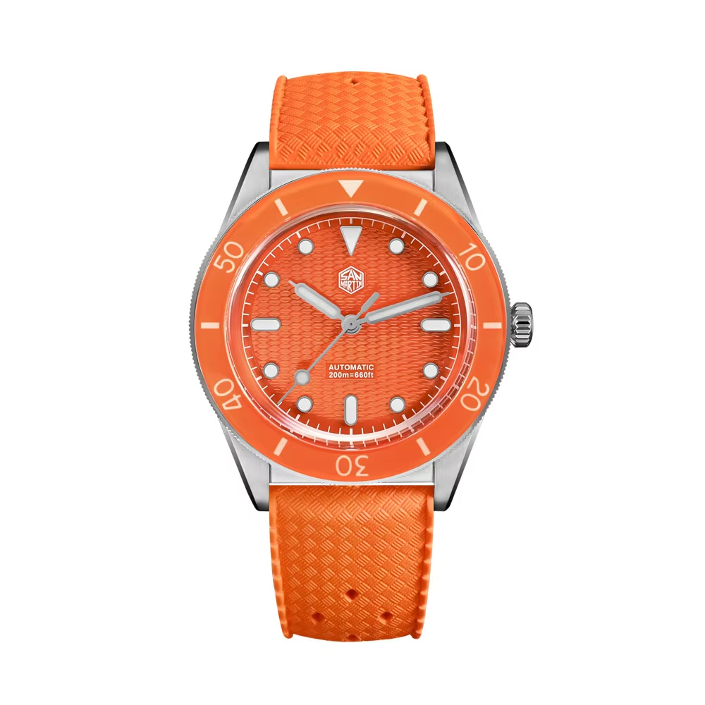 San Martin Mechanical Watch Mi - Guilloché Dial Watch recension och pris