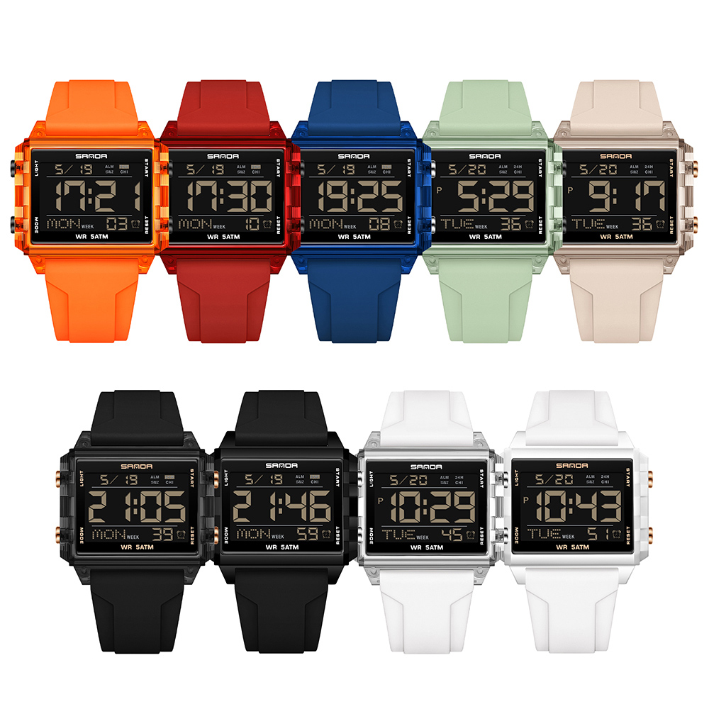 SANDA Brand Fashion LED Watch  - Luxury Watch Brands In World recension och pris