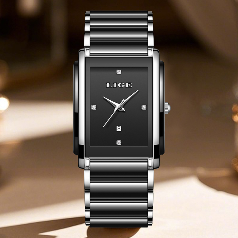 LIGE New Luxury Women Watches  - Luxury Watch Travel Case recension och pris