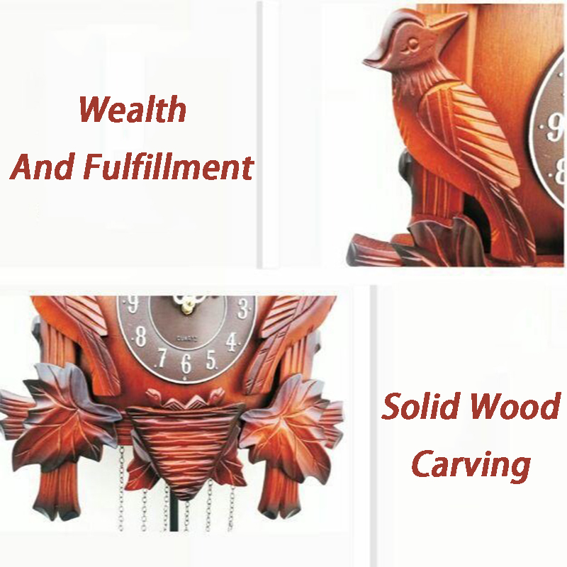 Cuckoo Wall Clock Solid Wood C - Luxury Watch Europe recension och pris