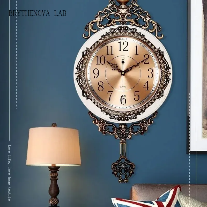 Large Luxury Gold Wall Clock L - Luxury Watch Europe recension och pris