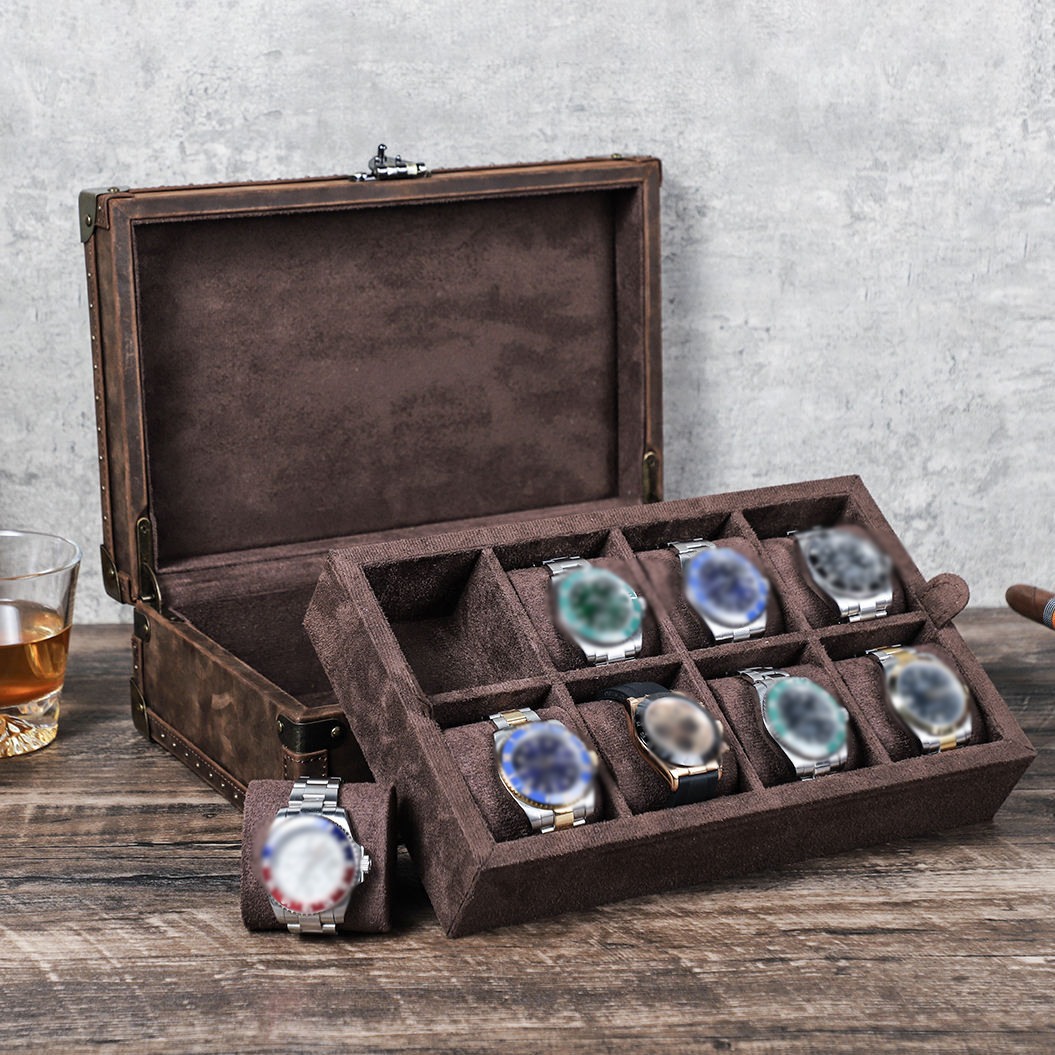 CONTACT'S FAMILY 8 Leather Cus - Luxury Watch Travel Case recension och pris