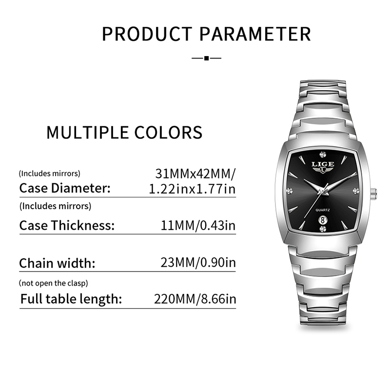 LIGE Watch women Business Luxu - Luxury Watch In Usa recension och pris