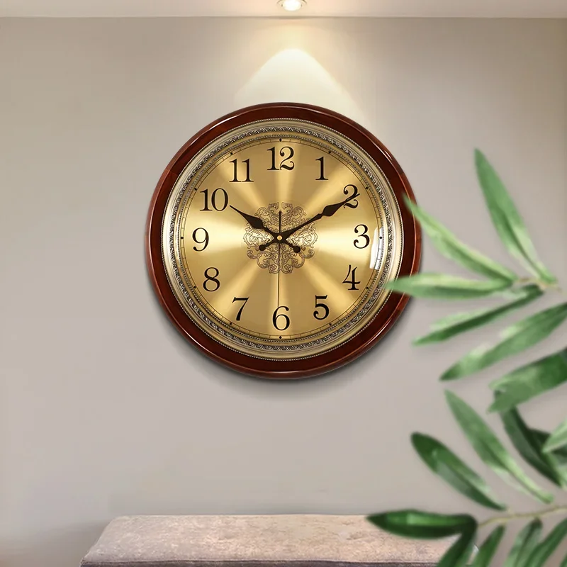 Luxury Wood Wall Clock Metal R - Luxury Watch Europe recension och pris