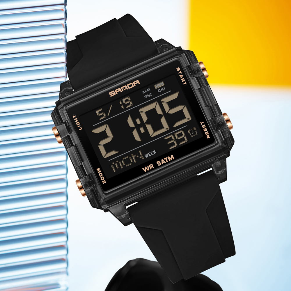 SANDA Brand Fashion LED Watch  - Luxury Watch Brands In World recension och pris