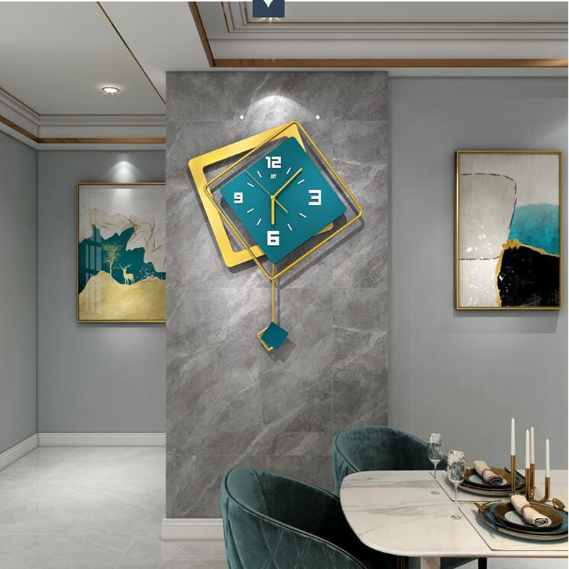 3D Nordic square Swing Wall Cl - Luxury Watch Europe recension och pris