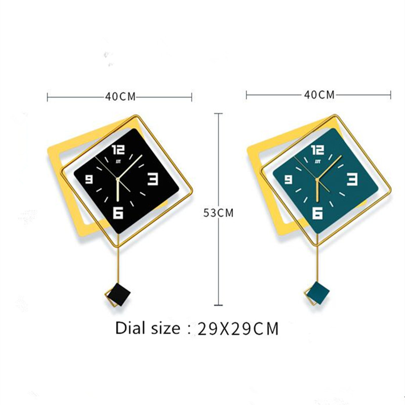 3D Nordic square Swing Wall Cl - Luxury Watch Europe recension och pris