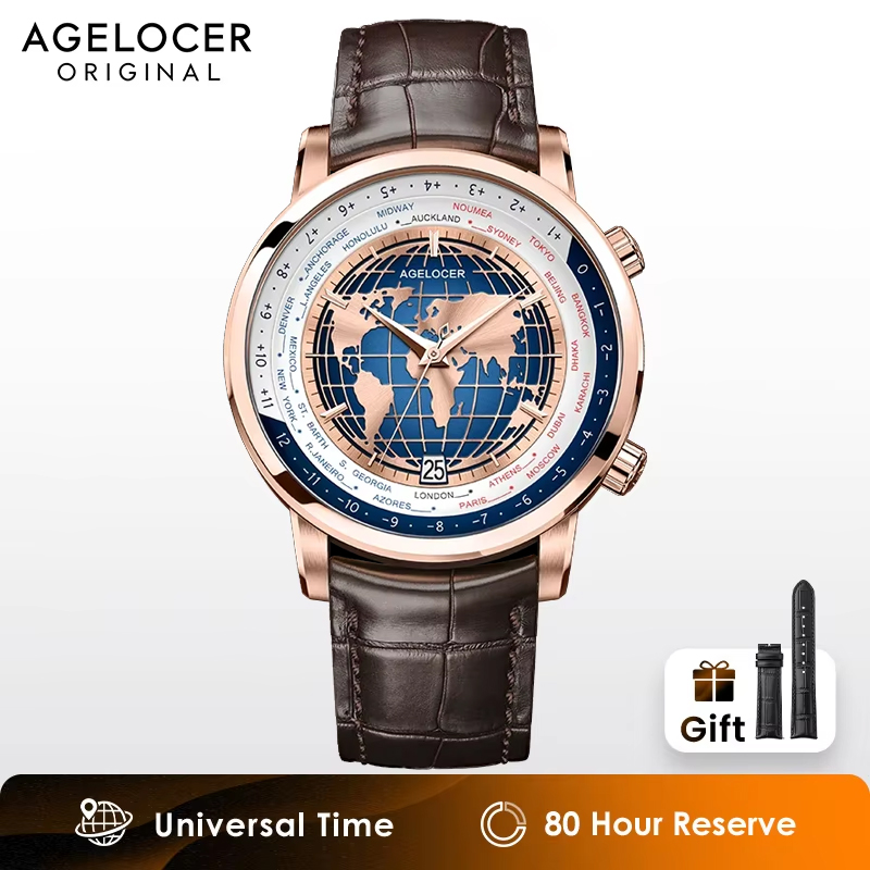 AGELOCER Men's Top Brand Blue  - Luxury Watch Brands In World recension och pris