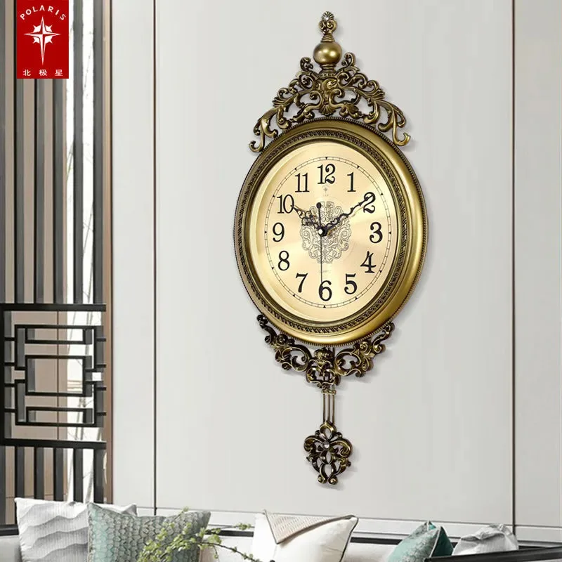 Large Luxury Gold Wall Clock L - Luxury Watch Europe recension och pris