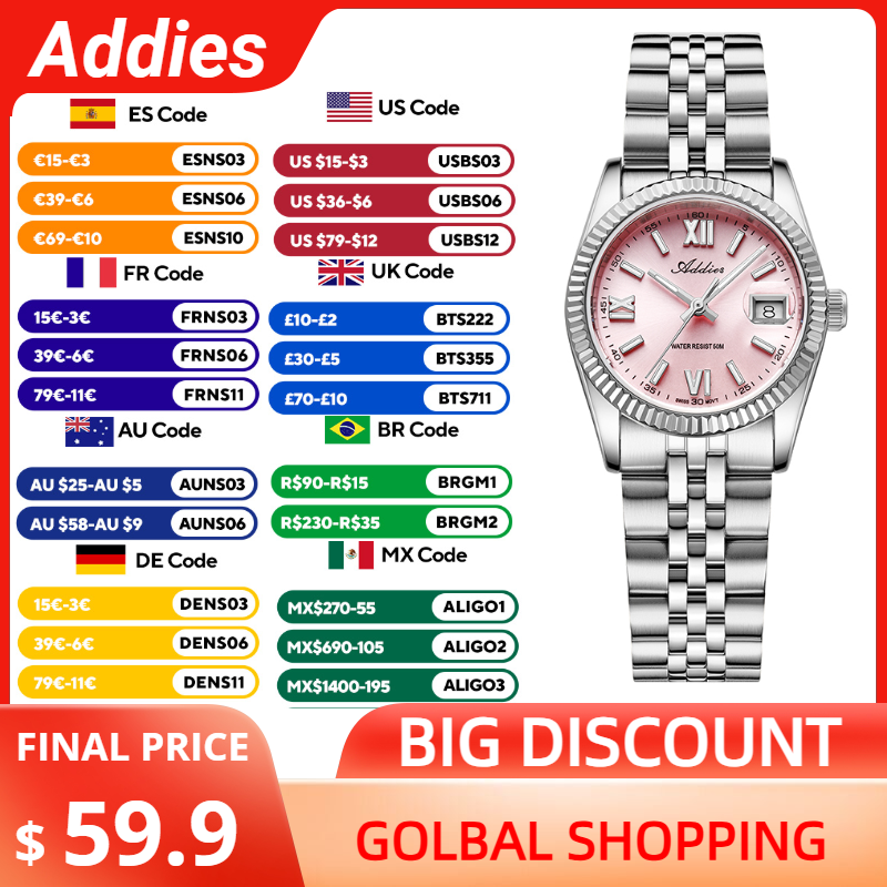 Addies Luxury Woman Watch Sapp - Luxury Watch Travel Case recension och pris