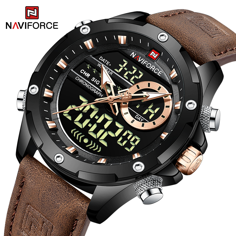 New NAVIFORCE Men Watches Quar - Luxury Watch Low Price recension och pris