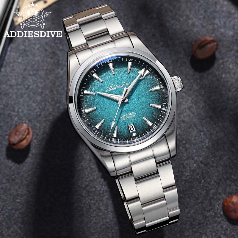 ADDIESDIVE AD2527 Luxury Autom - Guilloché Dial Watch recension och pris