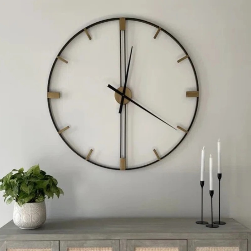 Large Luxury Silent Wall Clock - Luxury Watch Europe recension och pris