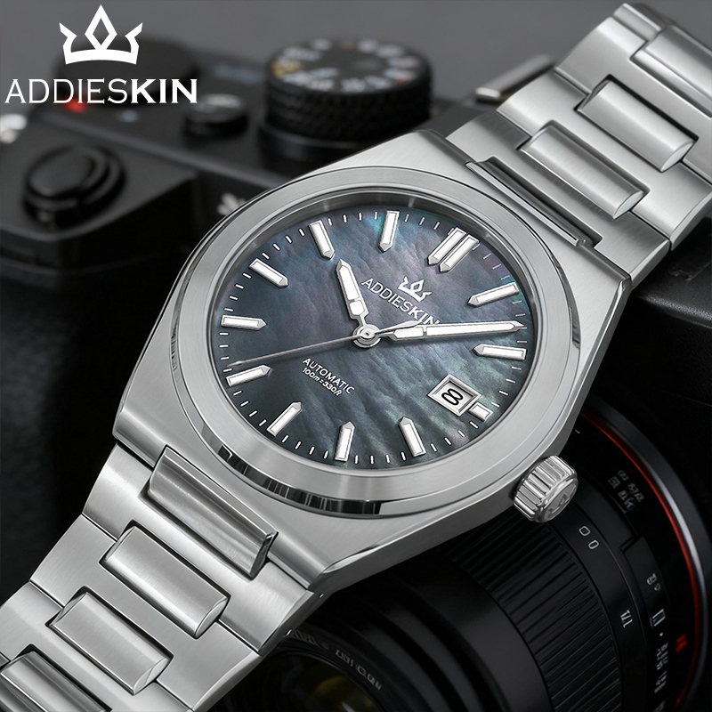 AddiesKin Automatic Watches Fo - Guilloché Dial Watch recension och pris